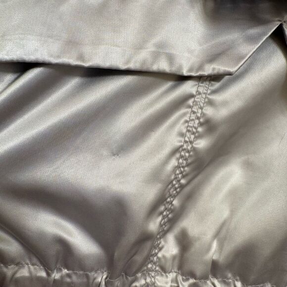 Vintage Y2K Abercrombie & Fitch Silky Gray Water Wind Resistant Light Jacket Sma - Picture 7 of 12